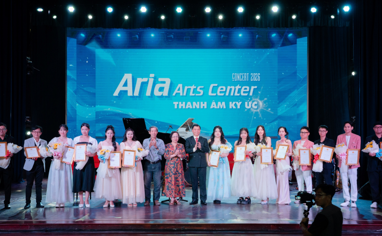 ARIA ARTS CENTER VINH DỰ ĐÓN TIẾP CÁC KHÁCH MỜI DANH DỰ TẠI ARIA CONCERT 2026 – DẤU ẤN CHUYÊN MÔN VÀ CẢM XÚC KHÓ QUÊN
