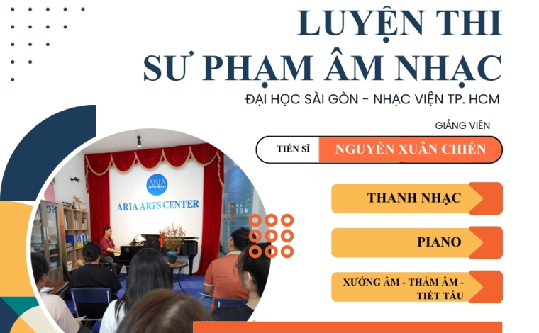 LUYỆN THI ĐẠI HỌC ÂM NHẠC, ĐẠI HỌC SÀI GÒN, NHẠC VIỆN TP.HỒ CHÍ MINH